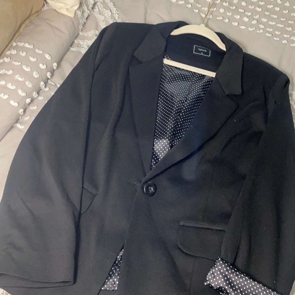 European size 14 Black Blazer